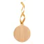 Ornament pentru bradul de Craciun, 2401E17261, Everestus, 70x80x3 mm, Bambus, Natur