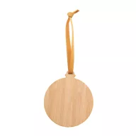   Ornament pentru bradul de Craciun, 2401E17261, Everestus, 70x80x3 mm, Bambus, Natur