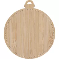   Ornament pentru bradul de Craciun, 2401E17261, Everestus, 70x80x3 mm, Bambus, Natur