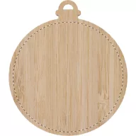   Ornament pentru bradul de Craciun, 2401E17261, Everestus, 70x80x3 mm, Bambus, Natur