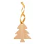 Ornament pentru bradul de Craciun, 2401E17264, Everestus, 70x80x3 mm, Bambus, Natur