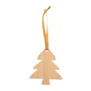 Ornament pentru bradul de Craciun, 2401E17264, Everestus, 70x80x3 mm, Bambus, Natur