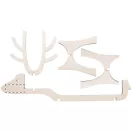 Suport vin cu forma de ren, 2401E17364, Everestus, Lemn, Natur