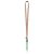 Subyard 15 C Safe RPET custom sublimation lanyard, Recycled PET polyester, white, 15×550 mm