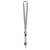 Subyard YoYo B RPET custom sublimation lanyard, Recycled PET polyester, white, 20×590 mm