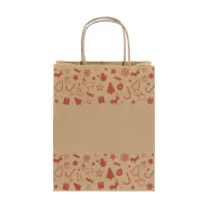   Punga cadou, Everestus, 2610E19002, 260x340x120 mm, Hartie, Natur