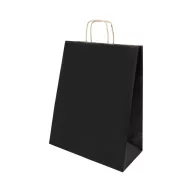   Punga cadou, Everestus, 2610E19032, 180x240x80 mm, Hartie, Negru