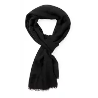  Esarfa, feminin, marime universala adulti, 1800×700 mm, Everestus, 20FEB11288, Poliester, Negru