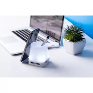   Suport pixuri cu hub usb, 70×80×70 mm, Everestus, 20FEB3426, Plastic, Alb