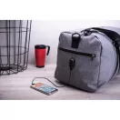Geanta sport, 500×300×285 mm, Everestus, 20FEB6588, 600D Poliester, Gri