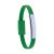 Bracelet usb charger, 220×12×8 mm, Everestus, 20FEB4612, Cauciuc, Aluminiu, Verde
