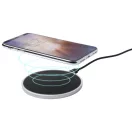 Wireless charger, ø100×7 mm, Everestus, 20FEB11165, Plastic, Negru