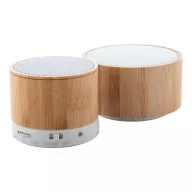   Bluetooth speaker, ø72×43 mm, Everestus, 20FEB10625, Bambus, Natur