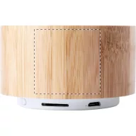   Bluetooth speaker, ø72×43 mm, Everestus, 20FEB10625, Bambus, Natur