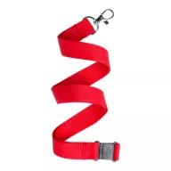   Lanyard, 20×500 mm, Everestus, 20FEB3315, Poliester, Metal, Rosu