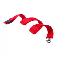   Lanyard, 20×500 mm, Everestus, 20FEB3315, Poliester, Metal, Rosu