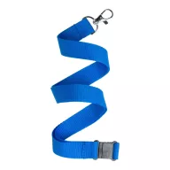   Lanyard, 20×500 mm, Everestus, 20FEB3309, Poliester, Metal, Albastru