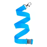   Lanyard, 20×500 mm, Everestus, 20FEB3312, Poliester, Metal, Albastru