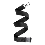   Lanyard, 20×500 mm, Everestus, 20FEB3308, Poliester, Metal, Negru