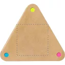 Adhesive notepad, 109×92×3 mm, Everestus, 20FEB8724, Hartie reciclata, Natur