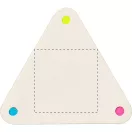 Adhesive notepad, 109×92×3 mm, Everestus, 20FEB8725, Hartie reciclata, Alb