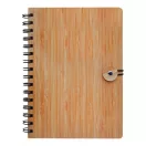 Agenda A5, dictando, 170×215×18 mm, Everestus, 20FEB10281, Bambus, Natur