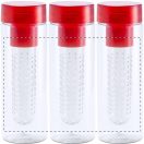 Sticla de apa, 700 ml, 2509E17595, Everestus, Ø73x220 mm, Tritan, Rosu, Transparent