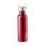 Sticla sport, 800 ml, ø72×242 mm, Everestus, 20FEB8488, Otel inoxidabil, Bambus, Rosu