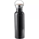 Sticla sport, 800 ml, ø72×242 mm, Everestus, 20FEB8486, Otel inoxidabil, Bambus, Negru