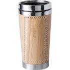 Cana termos, 450 ml, ø82×170 mm, Everestus, 20FEB15896, Bambus, Natur
