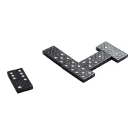   Domino, 147×50×31 mm, Everestus, 20FEB10035, Lemn, Negru, Natur