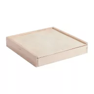   Set de 4 jocuri, 163×30×163 mm, Everestus, 20FEB10044, Lemn, Natur