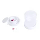 Cana pliabila cu compartiment pentru medicamente, 220 ml, ø68×106 mm, Everestus, 20FEB9373, Plastic, Metal, Alb