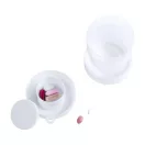 Cana pliabila cu compartiment pentru medicamente, 220 ml, ø68×106 mm, Everestus, 20FEB9373, Plastic, Metal, Alb