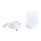 Cana pliabila cu compartiment pentru medicamente, 220 ml, ø68×106 mm, Everestus, 20FEB9373, Plastic, Metal, Alb