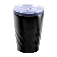   Cana termos, 350 ml, ø83×120 mm, Everestus, 20FEB16002, Otel inoxidabil, Negru
