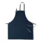 Sort de bucatarie, 2402E18598, Everestus, 680x800 mm, Bumbac, Piele ecologica, Albastru inchis, Maro