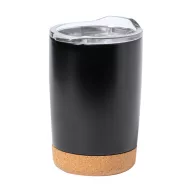   Cana termos, Everestus, 42FEB232440, 380 ml, Ø87x134 mm, Otel, Pluta, Negru