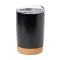 Cana termos, Everestus, 42FEB232440, 380 ml, Ø87x134 mm, Otel, Pluta, Negru