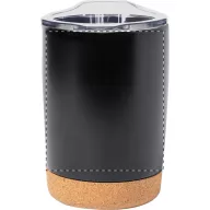  Cana termos, Everestus, 42FEB232440, 380 ml, Ø87x134 mm, Otel, Pluta, Negru