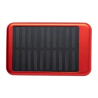  Power bank, 79×125×14 mm, Everestus, 20FEB6114, Aluminiu, Rosu, Negru