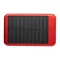Power bank, 79×125×14 mm, Everestus, 20FEB6114, Aluminiu, Rosu, Negru