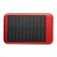 Power bank, 79×125×14 mm, Everestus, 20FEB6114, Aluminiu, Rosu, Negru