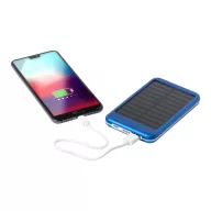   Power bank, 79×125×14 mm, Everestus, 20FEB6113, Aluminiu, Albastru, Negru