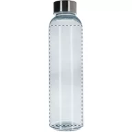   Sticla sport, 500 ml, ø63×220 mm, Everestus, 20FEB8470, Plastic, Otel inoxidabil, Transparent