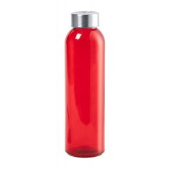   Sticla sport, 500 ml, ø63×220 mm, Everestus, 20FEB8469, Plastic, Otel inoxidabil, Rosu