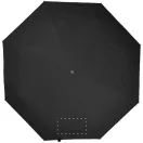 Umbrela pliabila, ø950 mm, Everestus, 20FEB15815, 190T recycled PET pongee, Lemn, Negru, Natur