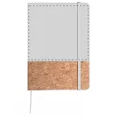 Agenda A5, velina, 147×210×15 mm, Everestus, 20FEB10092, Pluta, Piele ecologica, Alb, Natur