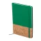 Agenda A5, velina, 147×210×15 mm, Everestus, 20FEB10090, Pluta, Piele ecologica, Verde, Natur