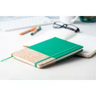   Agenda A5, velina, 147×210×15 mm, Everestus, 20FEB10090, Pluta, Piele ecologica, Verde, Natur
